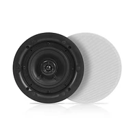 Pyle Dual 5.25" In-Wall / In-Ceiling 2-Way Full Range Stereo Speakers with Magnetic Grill (300W Max)