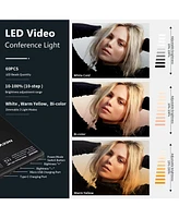 Neewer Selfie Light with Front & Back Phone Clip, High Power 60 Led 2000mAh Rechargeable Cri 95+, 3 Light Modes, Portable Clip on Light for Tablet/Lap
