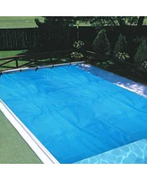 gaomon Solar Pool Cover, 16x32 Ft Rectangle Solar Blanket,12Mil Heavy-Duty Insulating Pool Heater Covers for Inground Pool and above-Ground Swimming P