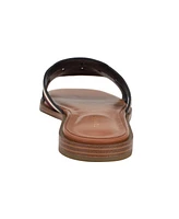 Tommy Hilfiger Women's Tressi Logo Flat Slide Sandals