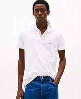 Tommy Hilfiger Men's Short Sleeve Striped-Trim Polo Shirt