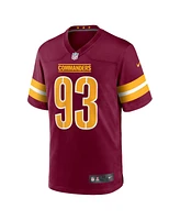 Men's Nike Jonathan Allen Burgundy Washington Commanders Game Jersey
