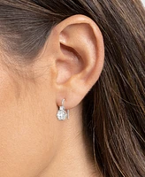 Giani Bernini Double Round Cubic Zirconia (6 ct. t.w.) Drop Earrings in Sterling Silver, Exclusively at Macy's