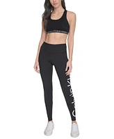 Calvin Klein Women's Active High-Waist Jumbo-Logo Full-Length Leggings