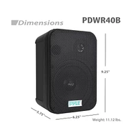 Pyle 5.25" Indoor/Outdoor Waterproof Speakers - 400W Max Power, Bass Reflex Vent, Marine Grade Construction