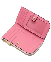 kate spade new york Devin Saffiano Leather Small Slim Bifold Wallet