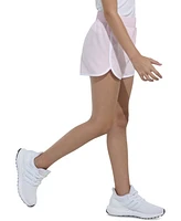 adidas Big Girls Elastic-Waistband Woven Shorts With Binding