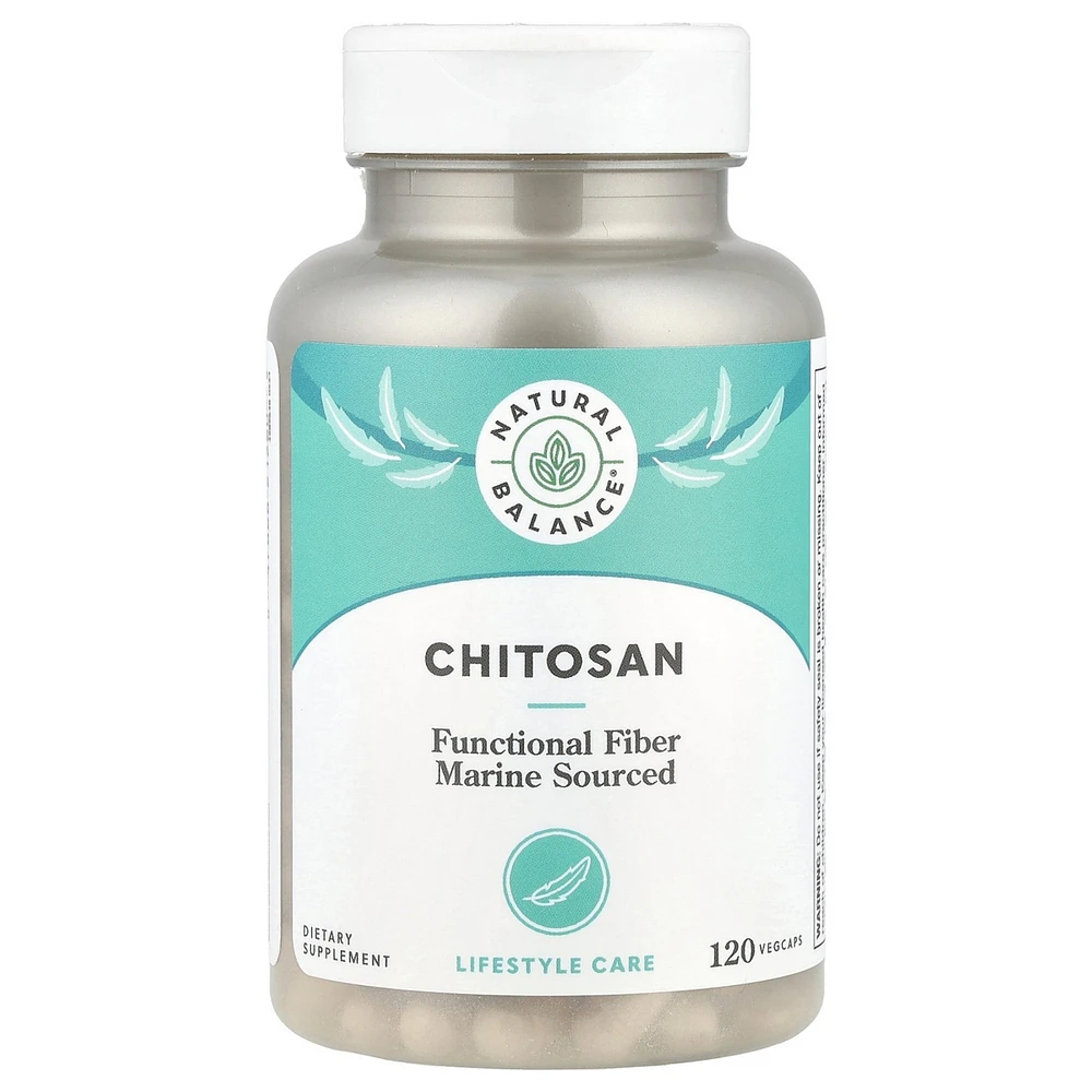 Natural Balance Chitosan 1000mg Fiber Supplement | Healthy Weight Management Formula with