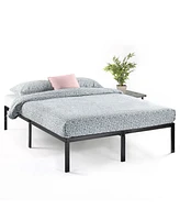 Slickblue Platform Bed Frame with Headboard Attachment Slots for Customizable Bedroom Style