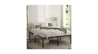 Slickblue Platform Bed Frame with Under-Bed Storage Space for Organized Bedroom Storage