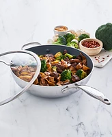 GreenPan Valencia Pro Stainless Steel 12" Wok with Lid