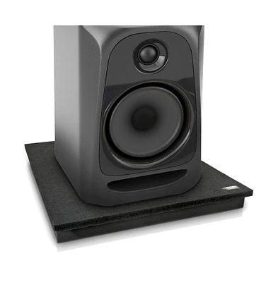 Pyle Stage & Studio Pa Speaker Platform Base, Sound Isolation Absorbing, 22.5” x 17.8” for Speakers up to 110 lbs