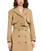 Mac Duggal Women's Twill Cropped Tailored Jacket