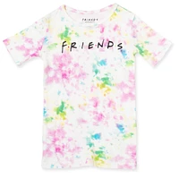 Friends Girls Pajama Shirt and Shorts Sleep Set
