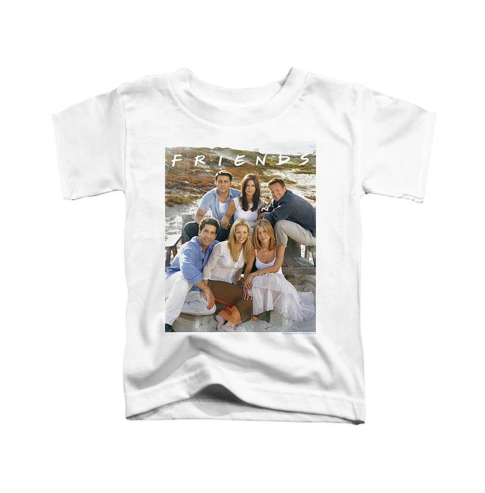 Friends Toddler Girls Baby-Girls Lifes A Beach Short Sleeve Tee / T-Shirt