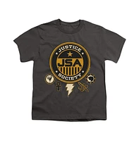 Black Adam Boys Justice Society Short Sleeve Tee / T-Shirt