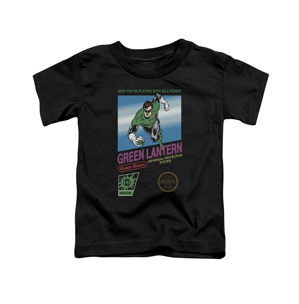 Green Lantern Toddler Girls Baby-Girls Box Art Short Sleeve Tee / T-Shirt