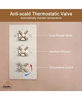 Casainc Complete Shower System with Rough-in Valve