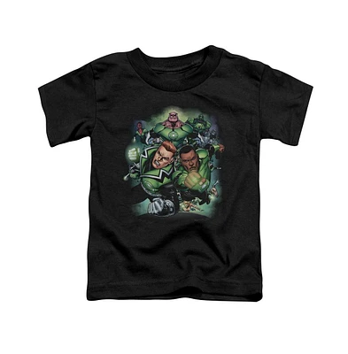 Green Lantern Toddler Girls Baby-Girls Corps 1 Short Sleeve Tee / T-Shirt