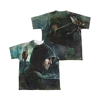 Arrow Boys Hero (Front/Back Print) Short Sleeve Poly Crew Tee / T-Shirt