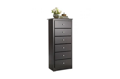 Slickblue 6-Drawer Tall Wooden Dresser Chest for Stylish Storage and Organization