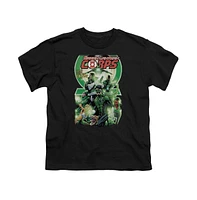 Green Lantern Boys Gl Corps 25 Cover Short Sleeve Juvenile Tee / T-Shirt