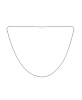 Bling Jewelry Thin Basic Rolo Cable Link Chain Necklace 2mm .925 Sterling Silver