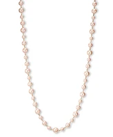Charter Club Gold-Tone Pink Imitation Pearl Long Necklace, 42" + 2" extender, Exclusively at Macy's