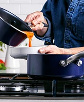 Blue Diamond Ceramic Nonstick 1-qt. and 2-qt. Saucepan Set