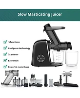 Cowin Slow Masticating Juicer Cold Press Quiet 150W