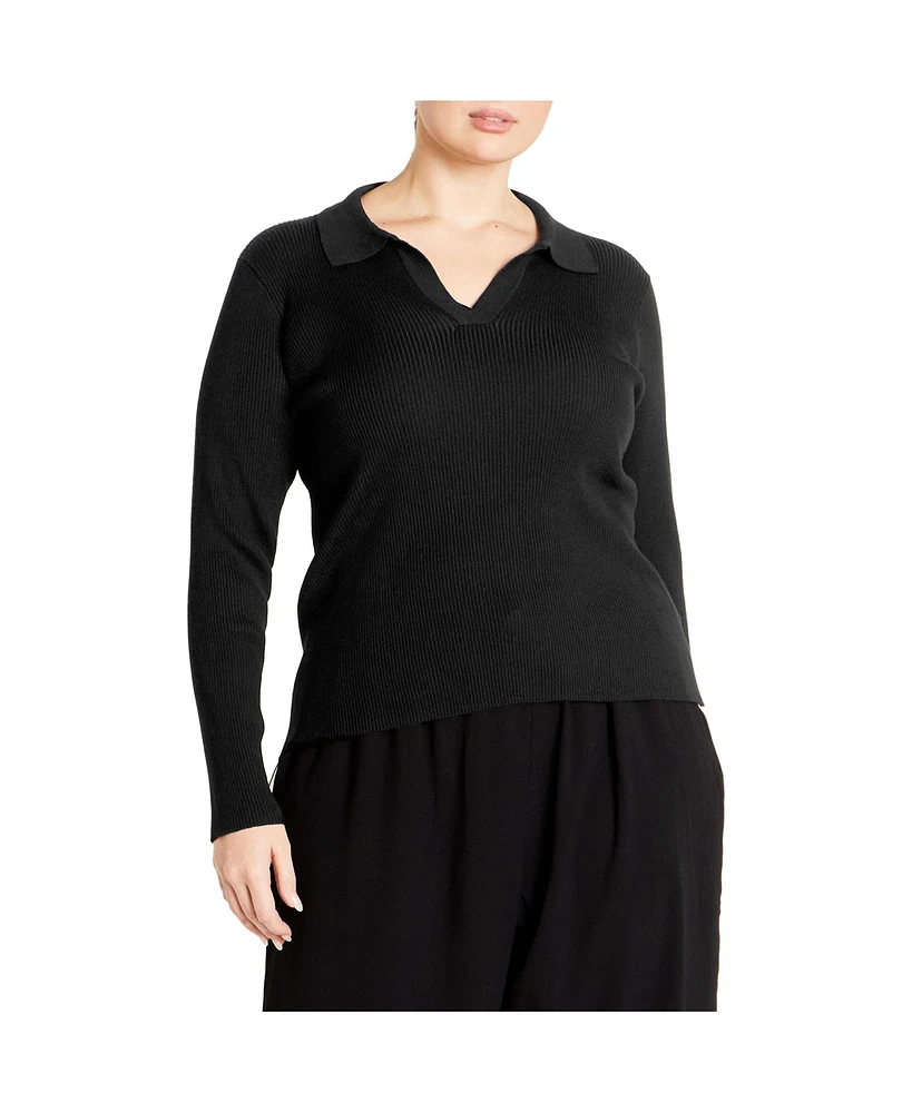 City Chic Plus Size Zola Sweater