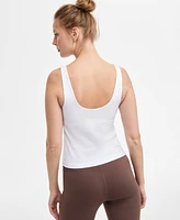 Id Ideology Women's Soft Sleeveless V-Neck Top, Exclusively at Macy's