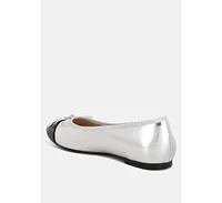 London Rag Minato Two Tone Ballet Flats