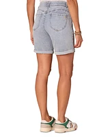 Democracy Petite Absolution Cuffed Denim Shorts