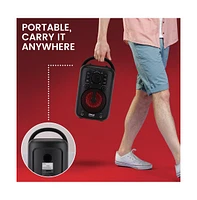 Pyle 4” Portable Wireless Bt Streaming Speaker