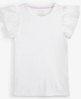 Epic Threads Kid Girl Eyelet-Flutter-Sleeve Top, Exclusively at Macy's