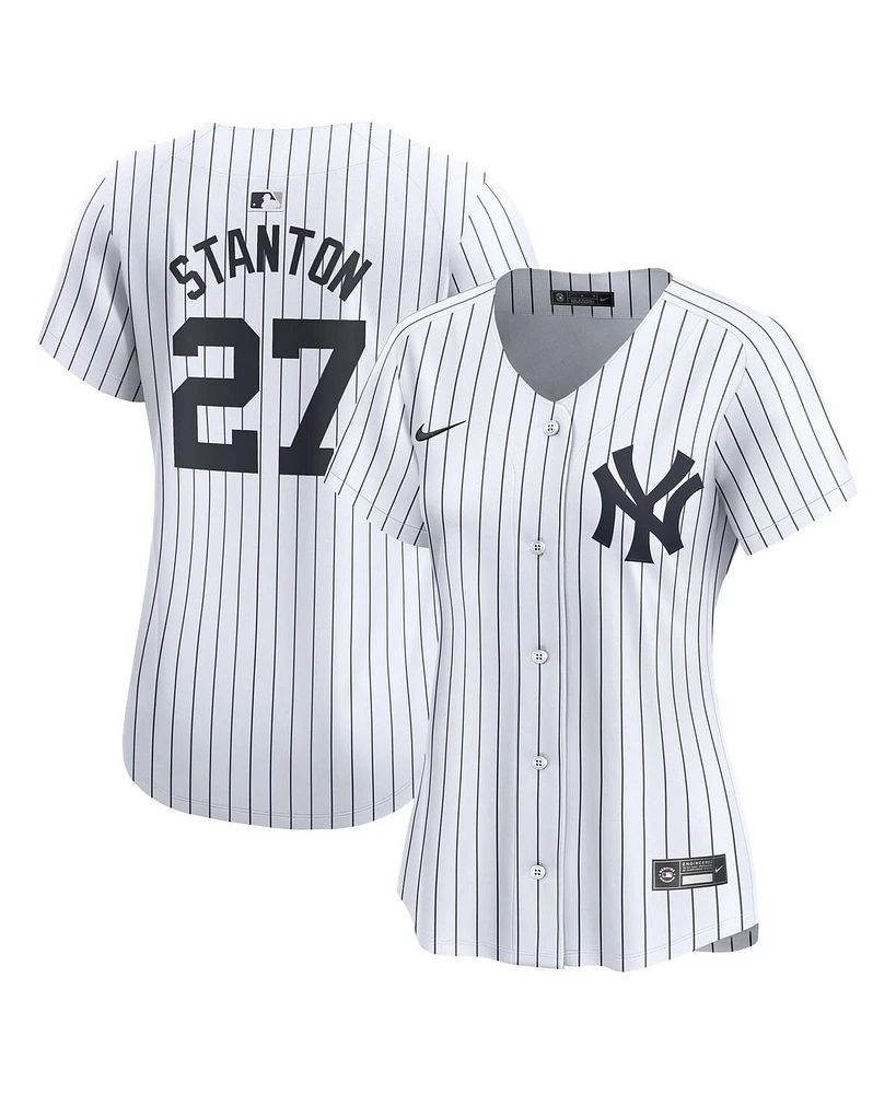 Nike Women's Giancarlo Stanton White New York Yankees Home Limited Player Jersey