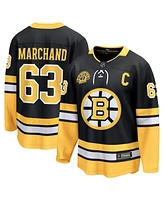 Men's Fanatics Brad Marchand Black Boston Bruins 100th Anniversary Premier Breakaway Player Jersey