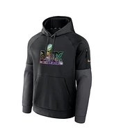 Nike Men's Black Super Bowl Lix Fitness Performance Pullover Hoodie