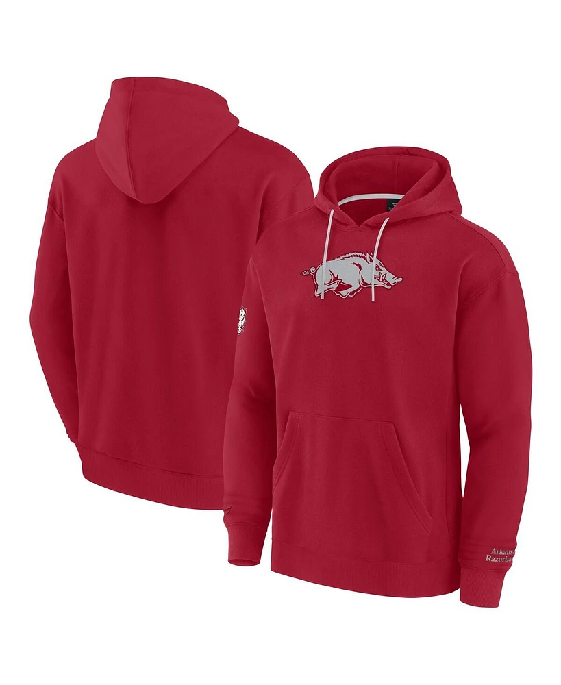 Fanatics Men's Cardinal Arkansas Razorbacks Pace Pullover Hoodie