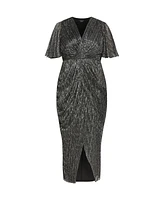 City Chic Plus Lily Sparkle Maxi Dress