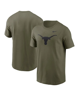 Nike Men's Olive Texas Longhorns 2024 Military Appreciation Tonal Logo Performance T-Shirt