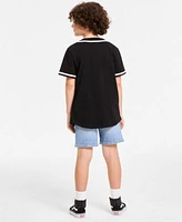 Epic Threads Little Big Boys West Coast Baseball Jersey Shirt Heathered T Shirt Straight Bay Shorts Exclusively At Macys