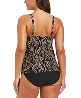 Beyond Control Foil Me Once Tankini Top Matching Bottom