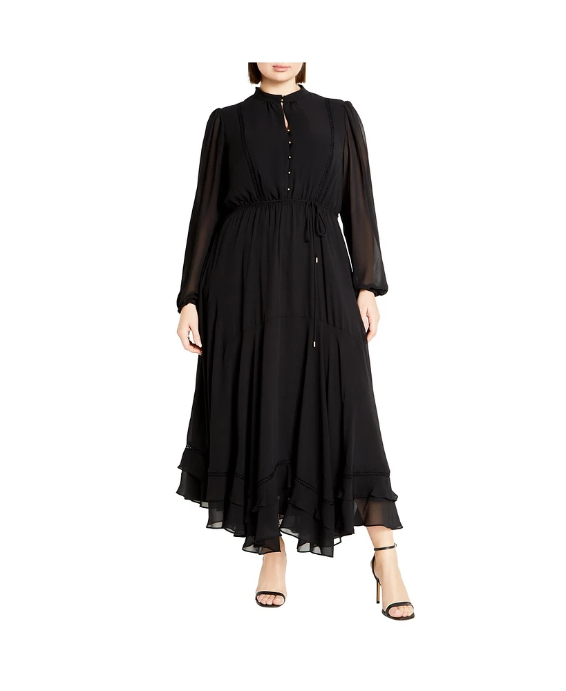 City Chic Plus Size Yasmin Maxi Dress