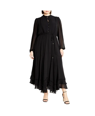 City Chic Plus Size Yasmin Maxi Dress