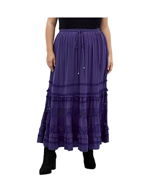 City Chic Plus Samara Skirt