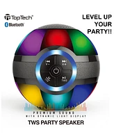 Toptech Braze-4 Bluetooth Speaker, 3" Woofer, Led Light Show