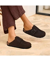 Aerothotic Dakota Genuine Leather Clogs for Women with Arch Support