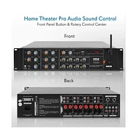 Pyle 8-Channel Audio Karaoke Bluetooth Amplifier